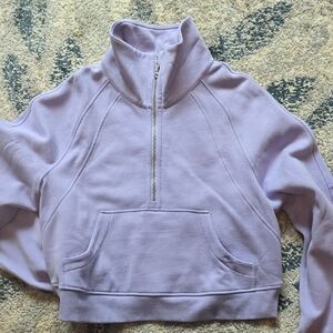 💜NWOT Lavender Lululemon Half-Zip Women's Sweater💜